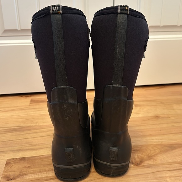 Bogs Black Waterproof Boots Ultra High 8 - Picture 2 of 12